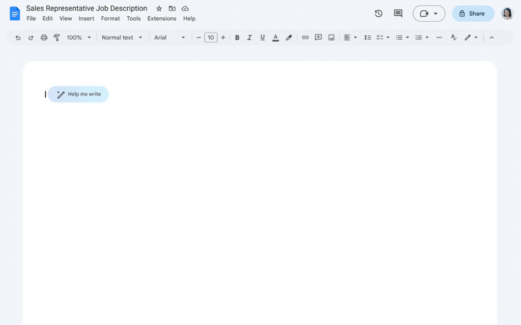 Workspace propulsé par Google Duet : IA au service des pros