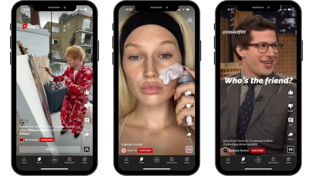 YouTube muscle son format Shorts pour rivaliser avec TikTok