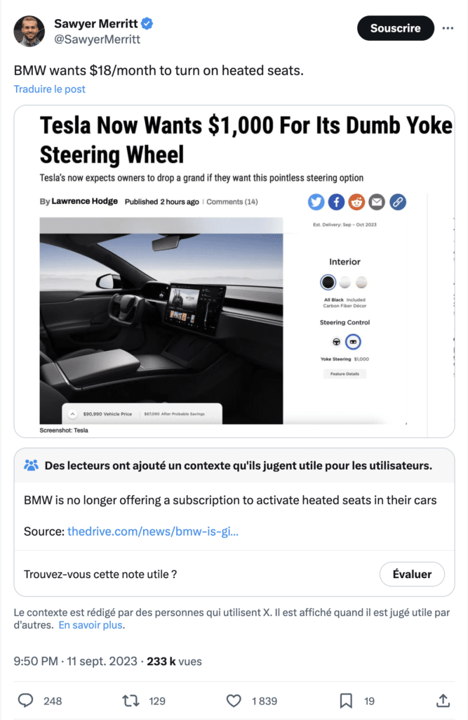 Les notes de communauté sur X : bonne ou mauvaise idée ?